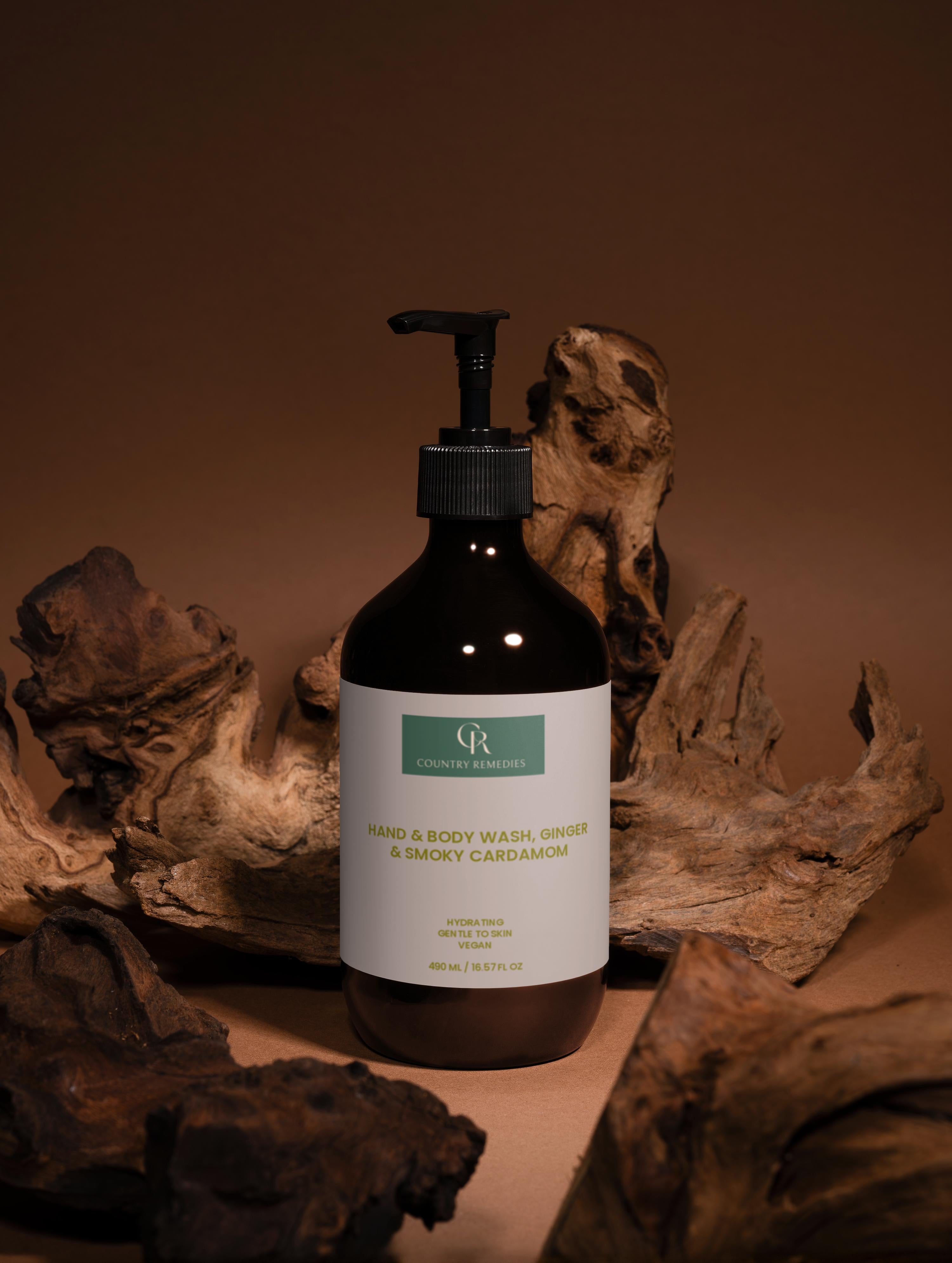 Hand & Body Wash, Ginger & Smoky Cardamom