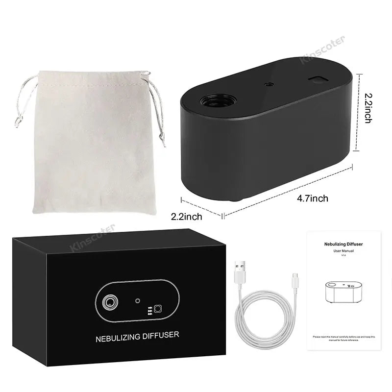 Waterless Aroma Diffuser Machine, for Essential Oils Bottles